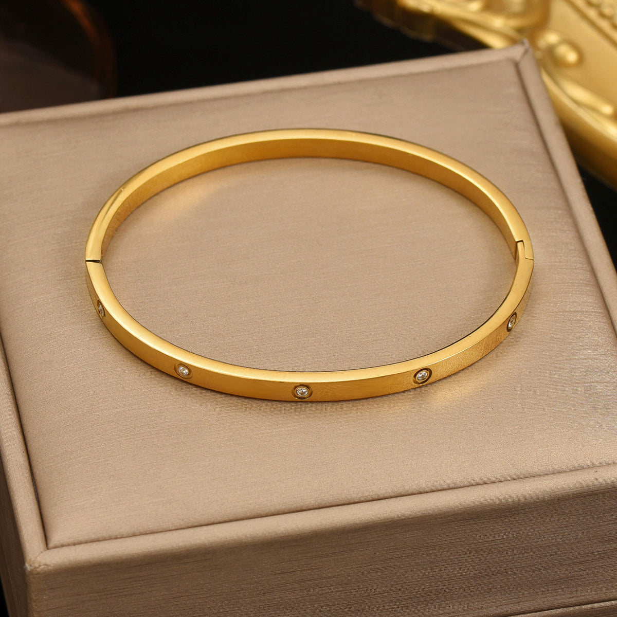 Minimalist Gold Bangle