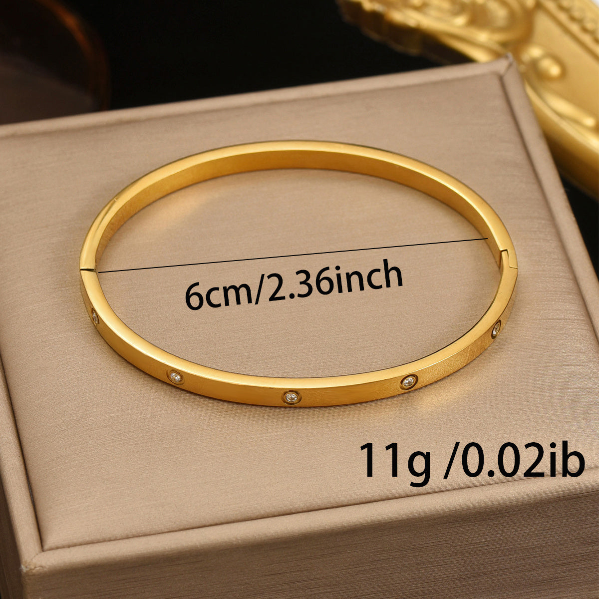 Minimalist Gold Bangle