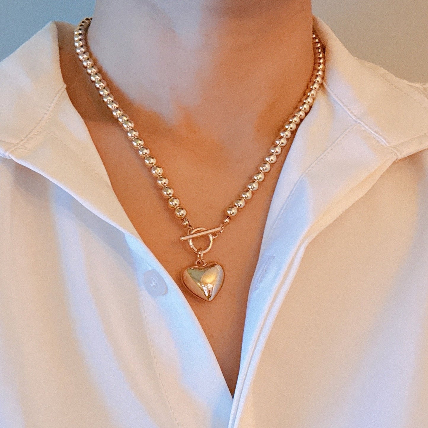Heart Toggle Necklace