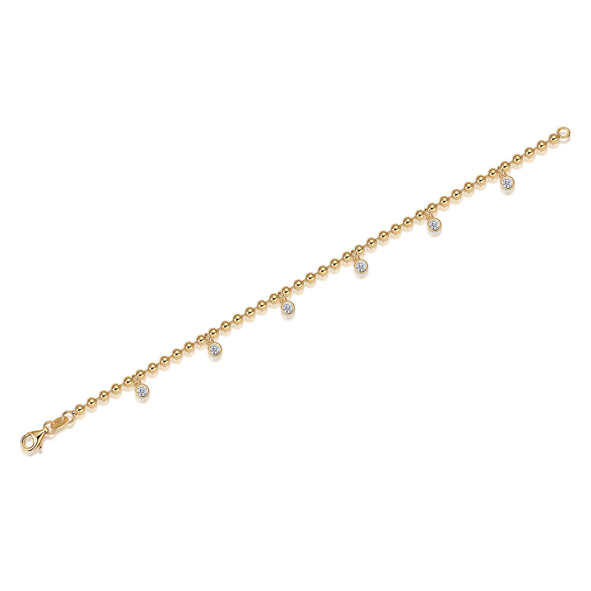 Diamond Charm Bracelet