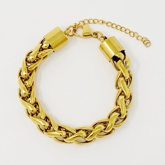 Bold And Edgy Chain Bracelet-4