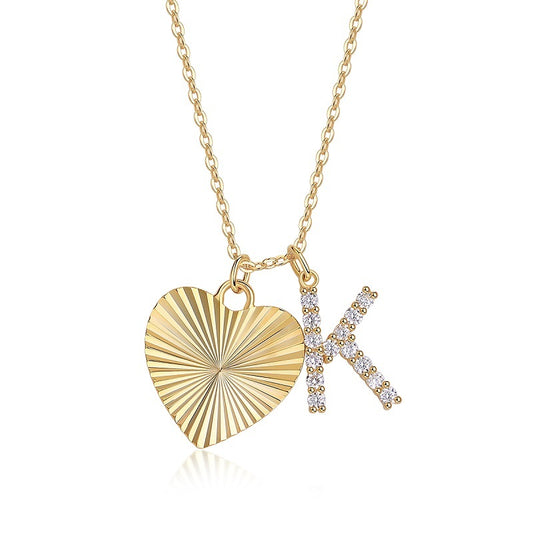 Diamond Initial Pendant Necklace
