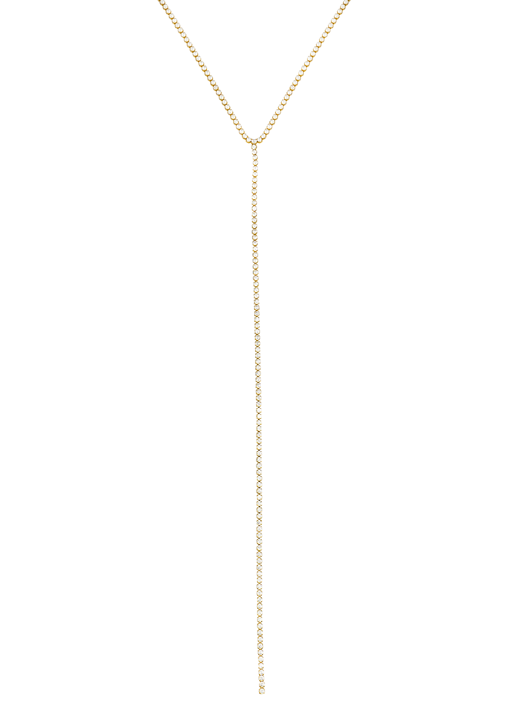 Tennis Toggle Lariat Necklace (H122)-0