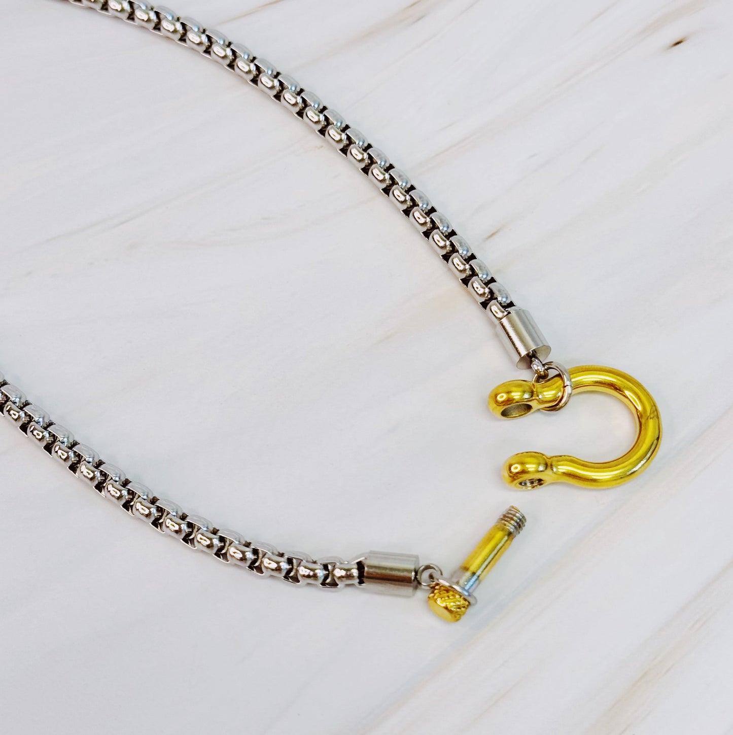 Luxe Box Chain Necklace