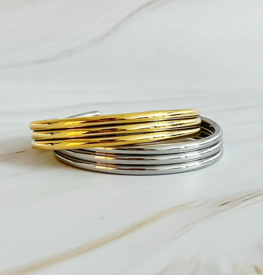 So Chic Open Bangle-0