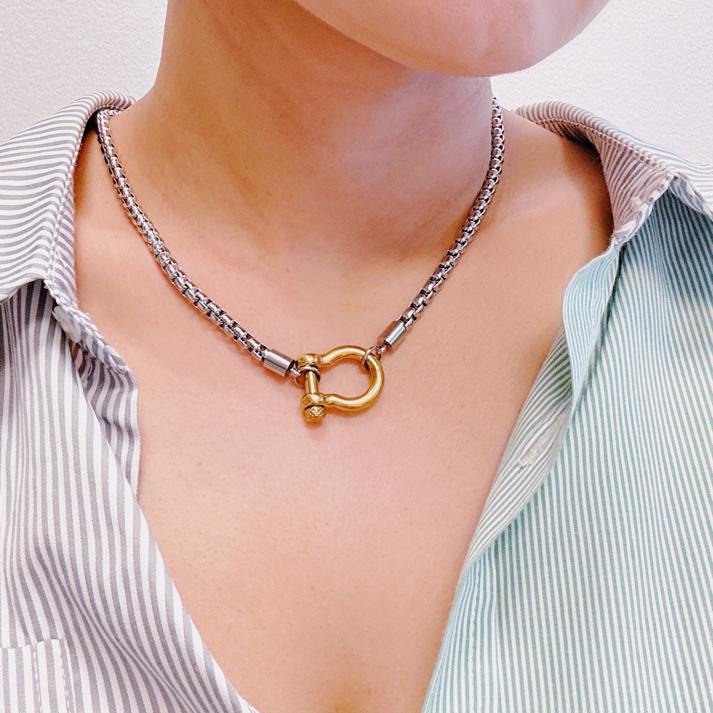 Luxe Box Chain Necklace