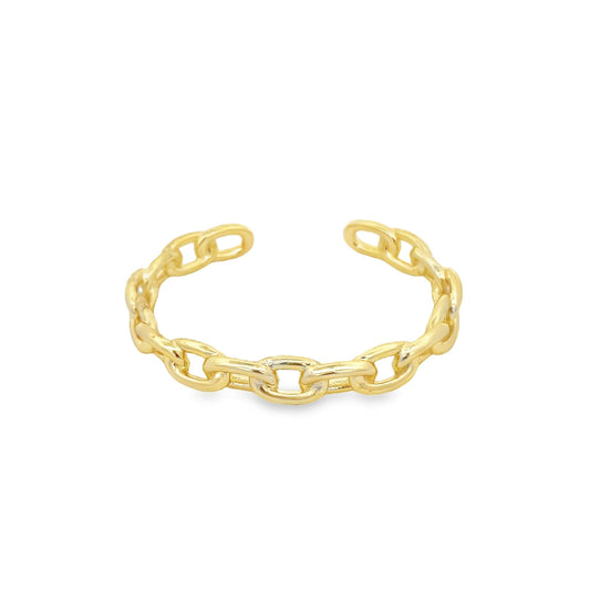 Cuban Chain Style Wrist Cuff Bangle Bracelet (B9)-1