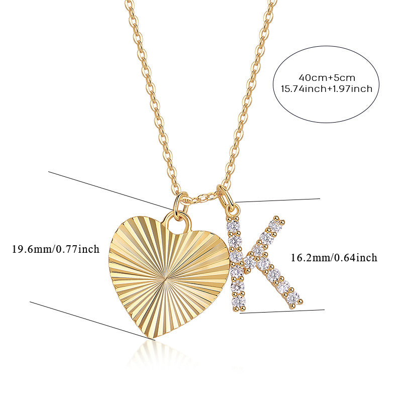 Diamond Initial Pendant Necklace