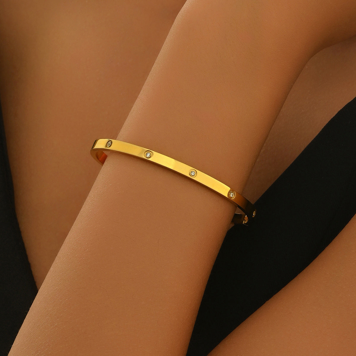 Minimalist Gold Bangle