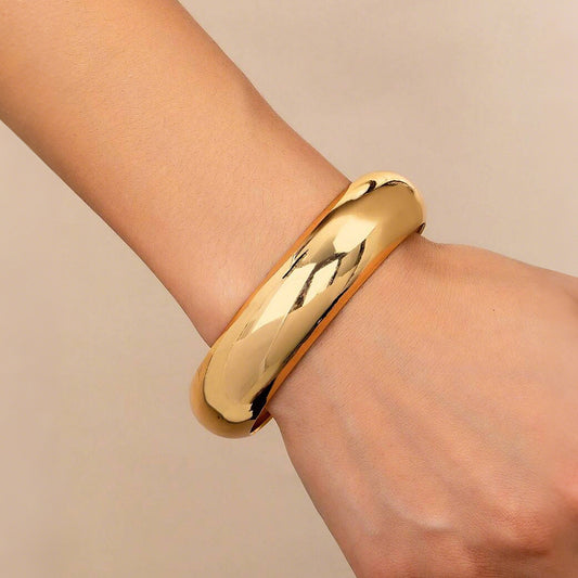Chunky Gold Bangle