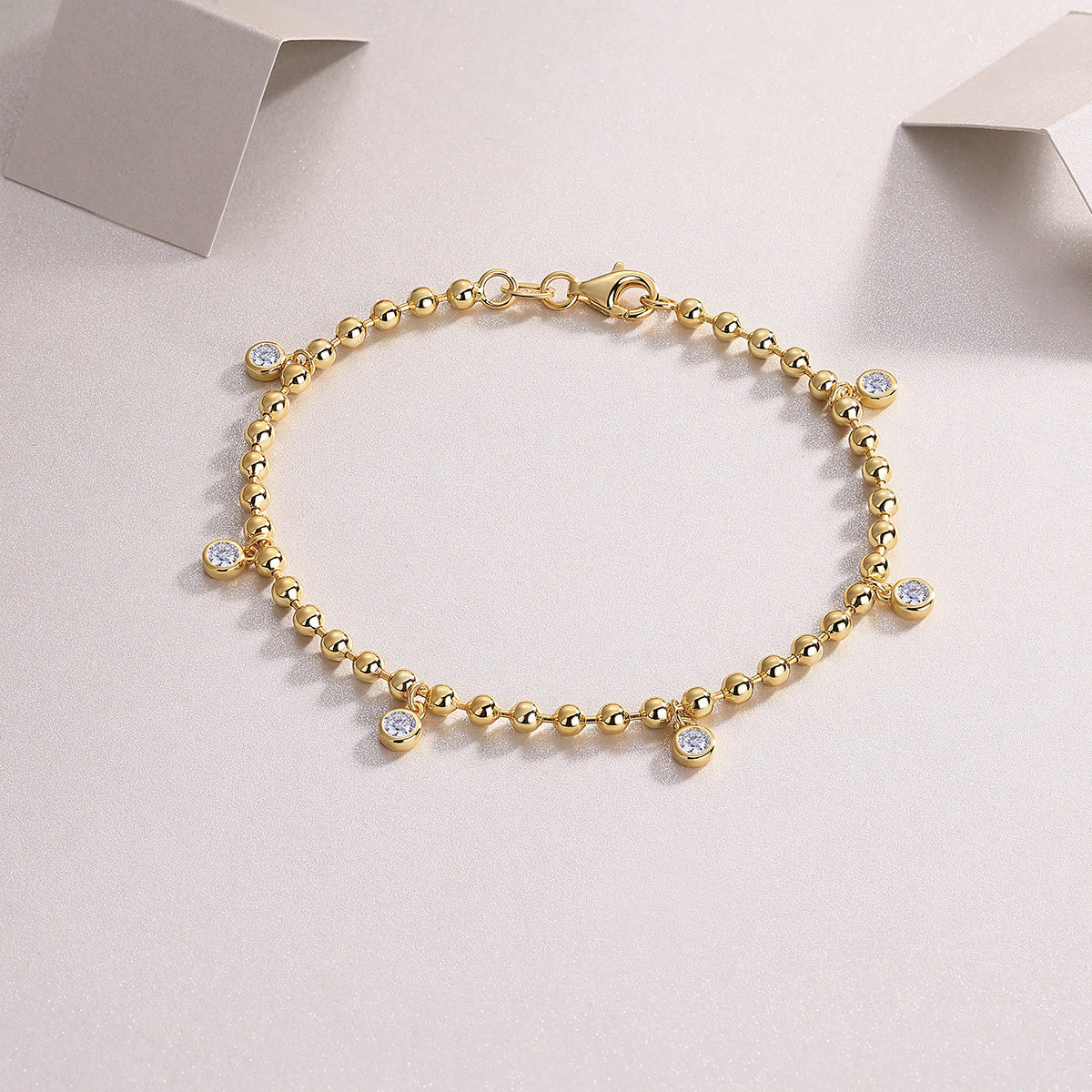 Diamond Charm Bracelet
