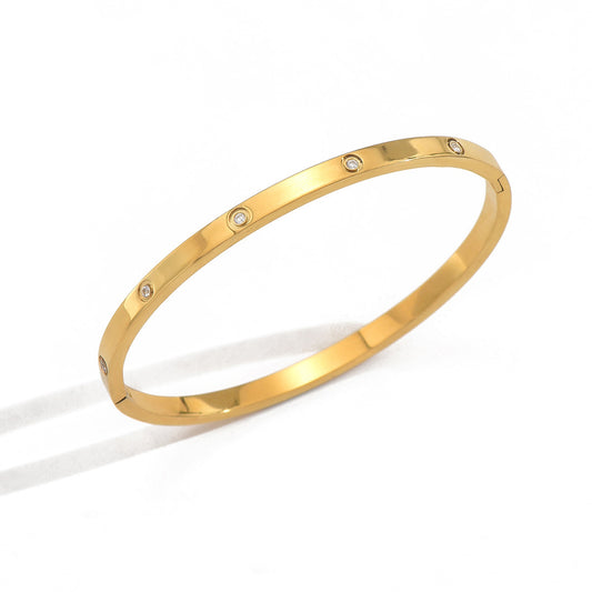 Minimalist Gold Bangle