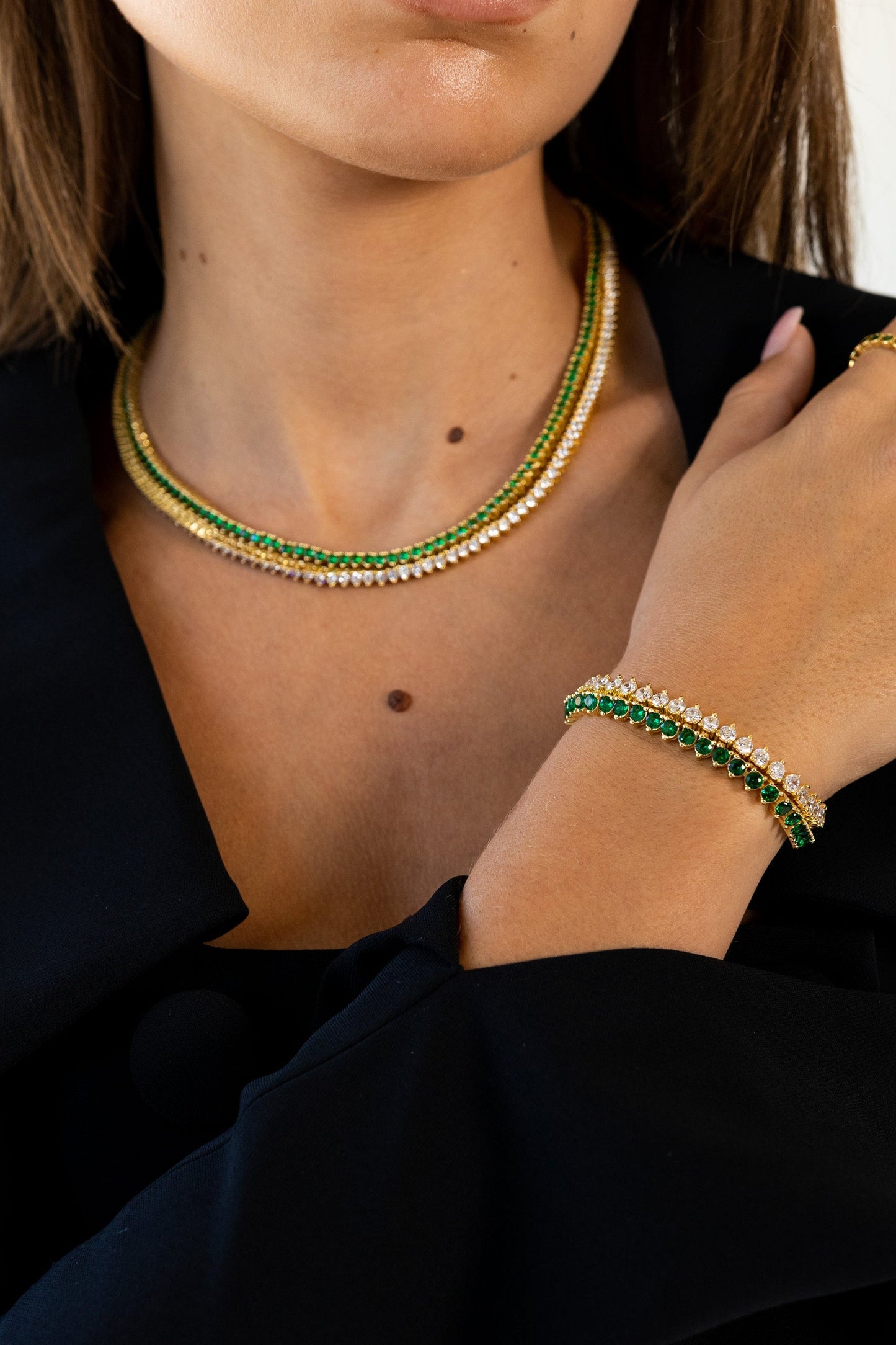 Melinda Tennis Necklace